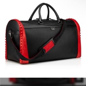 Christian louboutin medium sneakender leather duffle bag